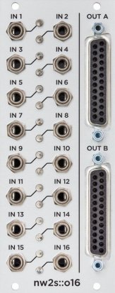 Eurorack Module nw2s::o16 (unbalanced) from nw2s