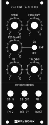 Eurorack Module 2140 Low-Pass Filter (LPF) Classic Edition from Wavefonix