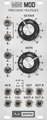 Eurorack Module Precision Voltages (Silver Panel) from AJH Synth