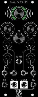 Eurorack Module Dual CS-20 VCF from CubuSynth