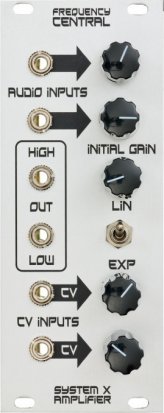 Eurorack Module System X Amplifier from Frequency Central