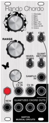 Eurorack Module BMC26 Rando Chordo (Synthcube panel) from Barton Musical Circuits
