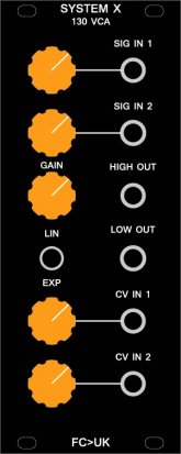 Eurorack Module System X VCA - DIY Edition from Frequency Central