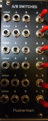 Eurorack Module a/b switches from Pusherman