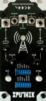 Eurorack Module Sputnik Radio BLACK from Error Instruments