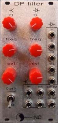 Eurorack Module DP Filter from Nonlinearcircuits