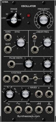 MU Module Q106A Oscillator (VCO) from Synthesizers.com