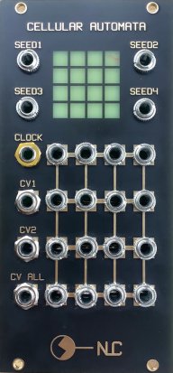 Eurorack Module Cellular Automata (black panel) from Nonlinearcircuits