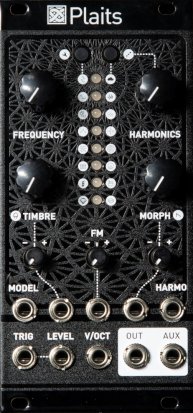 Eurorack Module Mutable Instruments Plaits (Black Textured Aluminum) from Other/unknown