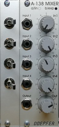 Eurorack Module A-138b with Switches from Doepfer