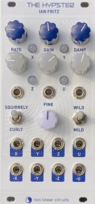 Eurorack Module Ian Fritz's Hypster - Magpie white panel from Nonlinearcircuits