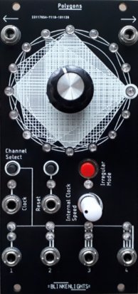 Eurorack Module Blinkenlights Polygons Gate Sequencer from Other/unknown