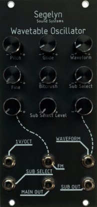 Eurorack Module Segelyn Sound Systems Wavetable Oscillator from Other/unknown