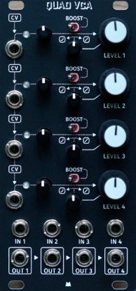 Eurorack Module Intellijel Quad VCA Back Panel from Other/unknown