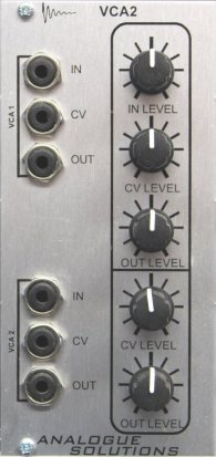 Eurorack Module VCA2 from Analogue Solutions