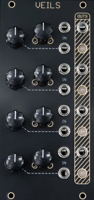 Eurorack Module Veils (Black and Gold Oscillosaurus panel) from Other/unknown