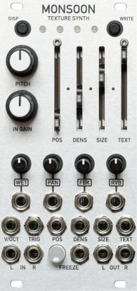 Eurorack Module MONSOON Texture Synth /// silver from Other/unknown