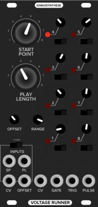 Eurorack Module VOLTAGE RUNNER from Ginko Synthese