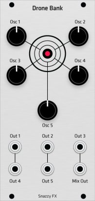 Eurorack Module Snazzy FX Dronebank (Grayscale panel) from Grayscale