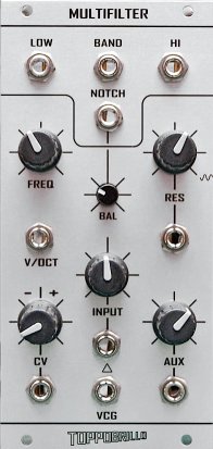 Eurorack Module Multifilter from Toppobrillo