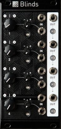 Eurorack Module Mutable Instruments Blinds Polarizer/VCA Eurorack Synth Module (Black Textured) from Other/unknown