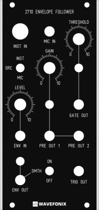 Eurorack Module 2710 Envelope Follower (EF) Classic Edition from Wavefonix