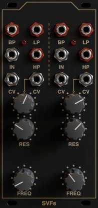 Eurorack Module SVFs from Super Synthesis