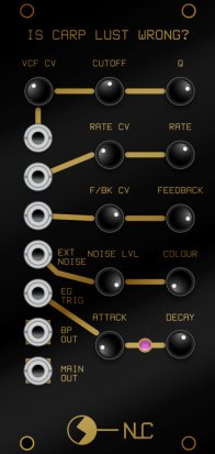 Eurorack Module Is Carp Lust Wrong? (Black panel) from Nonlinearcircuits