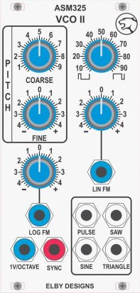 Eurorack Module ASM325 VCO from Elby Designs