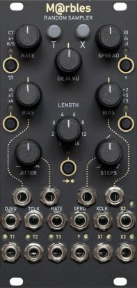 Eurorack Module MARBLES /// PACHINKO 12HP /// Black & Gold Panel from Other/unknown