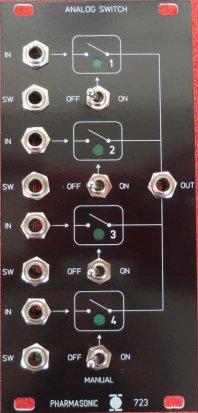 Eurorack Module SYS-700 Analog Switch 723 from Pharmasonic