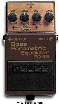 Pedals Module PQ-3B Bass Parametric Equalizer from Boss