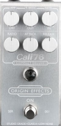 Pedals Module Cali76 Compact Bass Laser Silver from Origin Effects