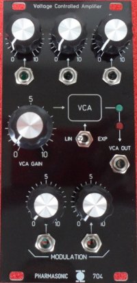 Eurorack Module SYS-700 VCA 704 from Pharmasonic