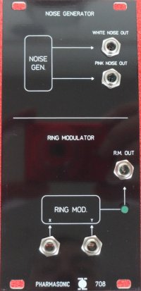 Eurorack Module SYS-700 Noise/RingMod 708 from Pharmasonic