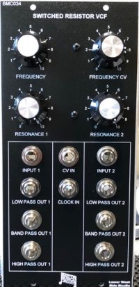 MU Module Barton BMC034 Switched Resistor VCF from Lower West Side Studio