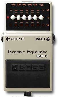Pedals Module GE-6 Graphic Equalizer from Boss