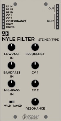 AE Modular Module NYLE FILTER (STEINER TYPE) v2 from Tangible Waves