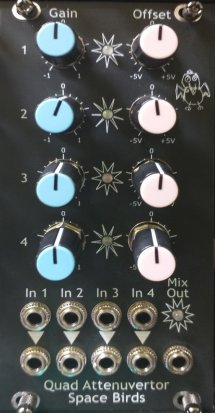 Eurorack Module Quad Attenuvertor from Other/unknown
