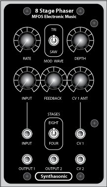 Frac Module 8 Stage Phaser from Synthasonic