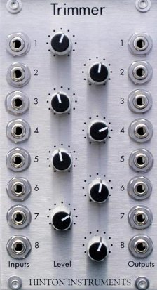 Eurorack Module Trimmer 8 from Hinton Instruments