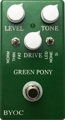 Pedals Module Green Pony Overdrive from BYOC