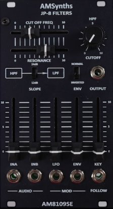 Eurorack Module AM8109SE JP-8 FILTERS from AMSynths