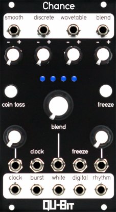 Eurorack Module Chance (Black Panel) from Qu-Bit Electronix