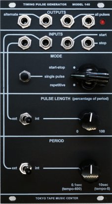 Eurorack Module Timing Pulse Generator MODEL 140 from Tokyo Tape Music Center