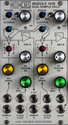 Eurorack Module 1036 Dual Sample And Hold from CMS