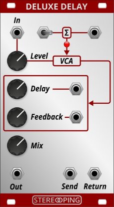 Eurorack Module Deluxe Delay v2 from Stereoping