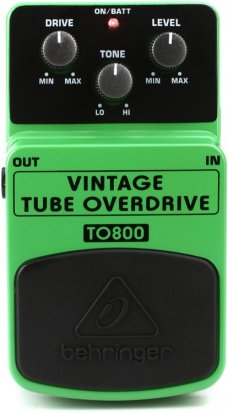 Pedals Module TO800 Vintage Tube Overdrive from Behringer