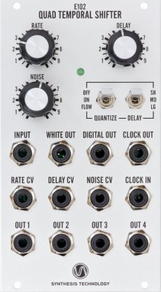 Eurorack Module E102 Quad Temporal Shifter from Synthesis Technology