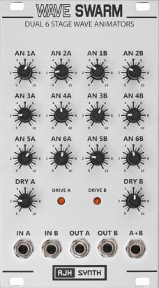 Eurorack Module WaveSwarm (Silver Panel) from AJH Synth